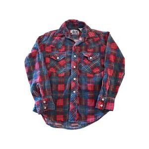 Vintage Diamond Doublet Kids Size 10 Flannel Shirt